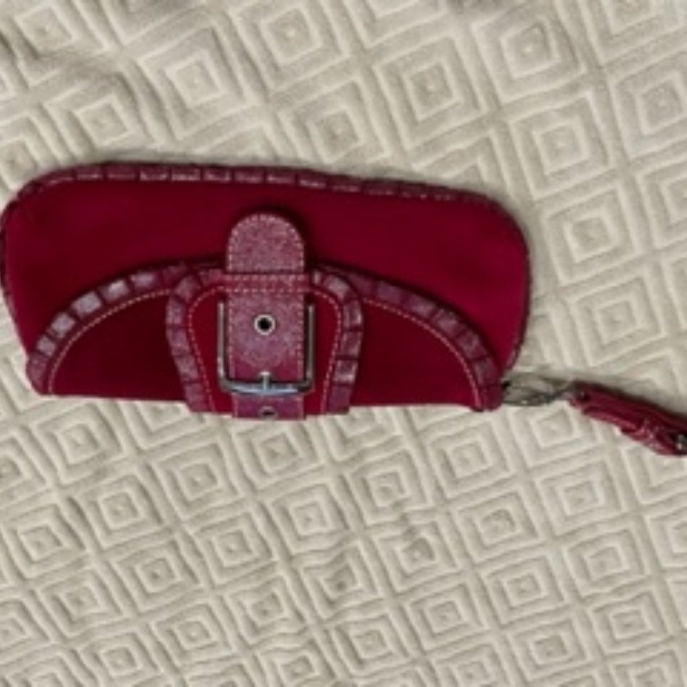 Isabella Fiore suede purse